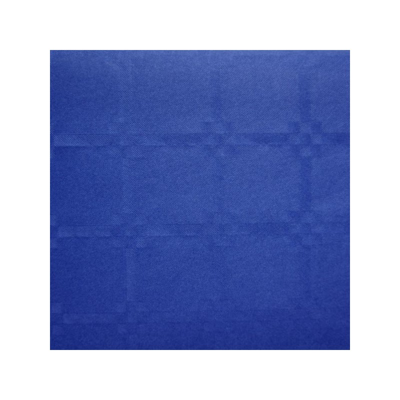 Damast tafelkleed papier ROL 118cmx8m donkerblauw