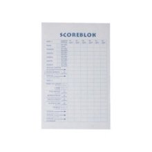 Bloc de score 9,4x14,5cm 250 feuilles paquet de 5 pièces