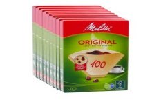 Melitta Koffiefilters 100 40stuks. Verpakking van 9 dozen (9 dozen van 40 stuks)