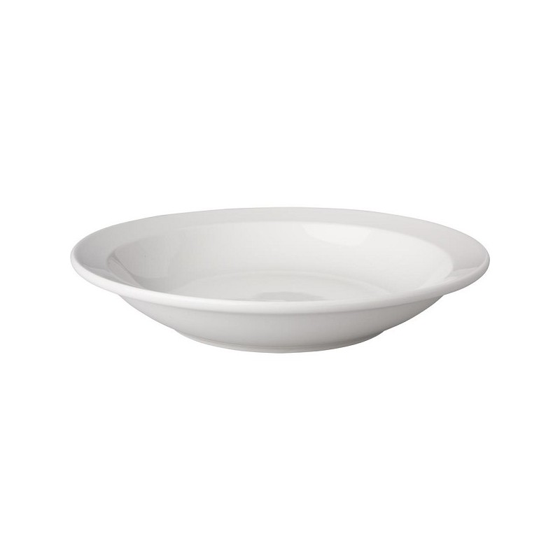 Mammoet Assiette creuse Budgetline 21,5 cm bord étroit porcelaine blanc (lot de 6)