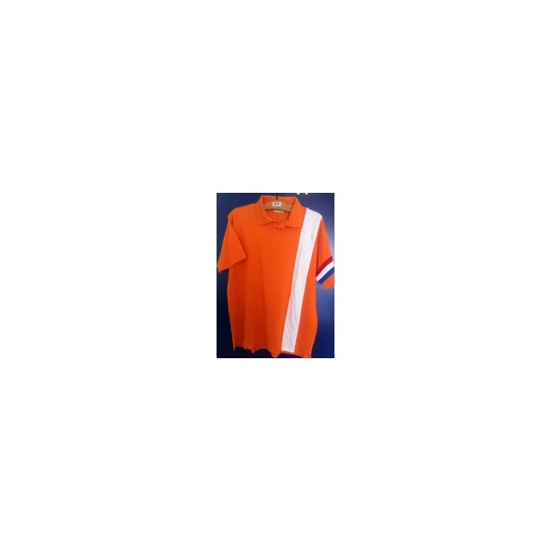 Oranje polo XL