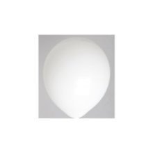 Ballons Globos ronds blancs sachet de 100 pcs