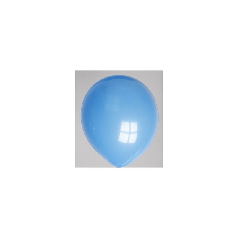 Ballons Globos ronds nr10 bleu sachet aa 100pcs