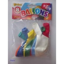 Super ballons Globos Ø35cm sachet de 8 pcs.