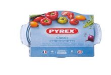 Pyrex CLASSIC ronde ovenschaal met deksel glas 4,9L