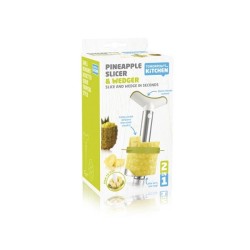 Coupe ananas Vacuvin inox avec coupe coin
