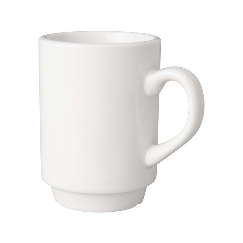 Mammoet Automatenmug Budgetline porcelaine 190ml blanc (lot de 12) dia6,5xh9cm