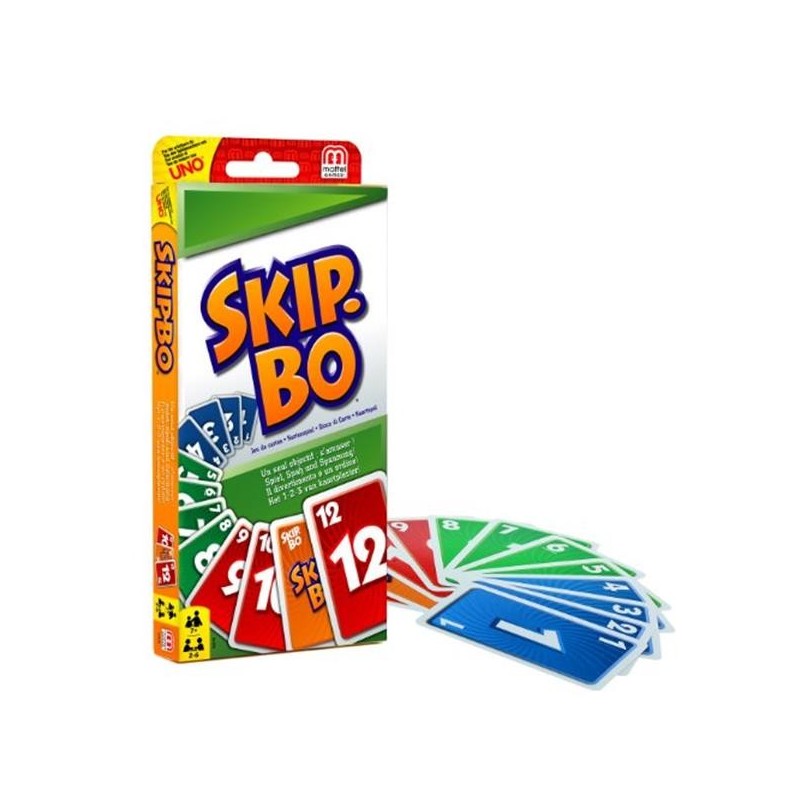 Jeu de cartes Mattel Skip Bo