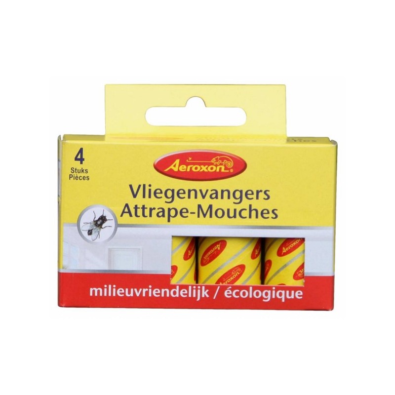 Aeroxon vliegenklevers/vliegenvangers a 4 stuks