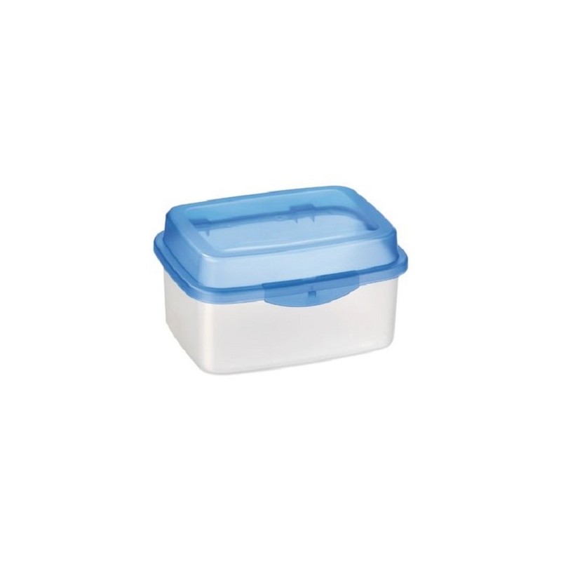 Sunware Club Cuisine boîte de rangement pour crackers 2 litres transparent/bleu 19x15x10,5cm