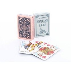 Cartes à jouer pour chiens 54 cartes plastifiées, par 10 paquets (cartes pont)