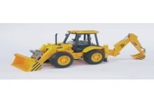 Bruder JCB 4CX shovel met baggerkraan