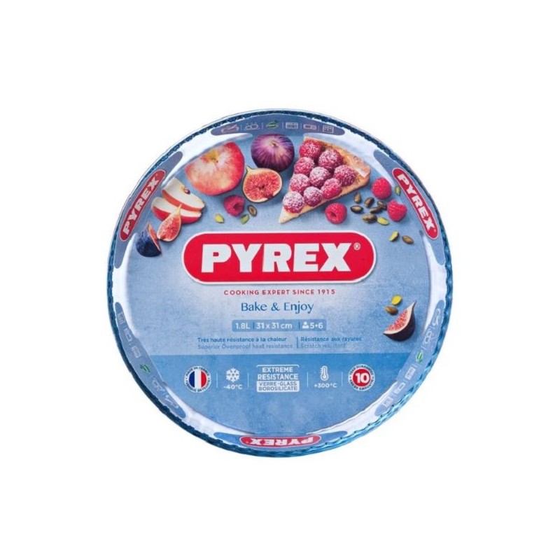 Pyrex BAKE & ENJOY  taartvorm glas 1,8L 31x31cm 5-6 personen