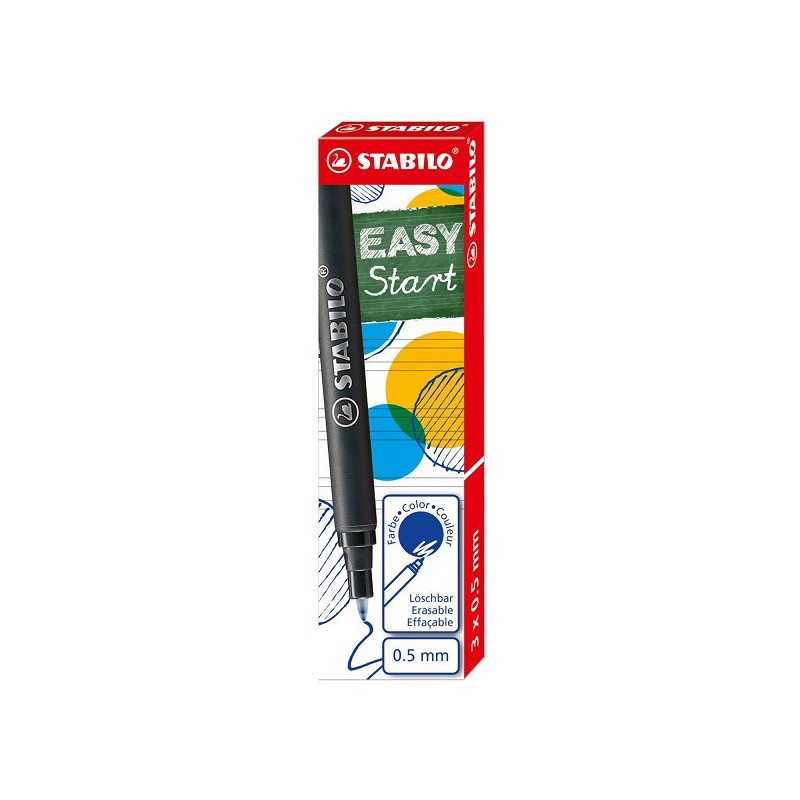 Stabilo's move easy refill medium 3st