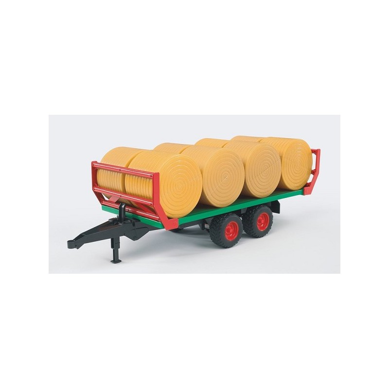 Bruder Balentransporter met 8 strobalen