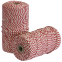 Rolladetouw 80m rood/wit