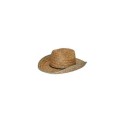 Chapeau de paille Dallas cowboy naturel