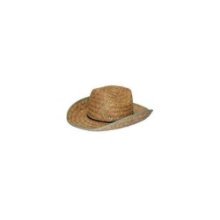 Chapeau de paille Dallas cowboy naturel