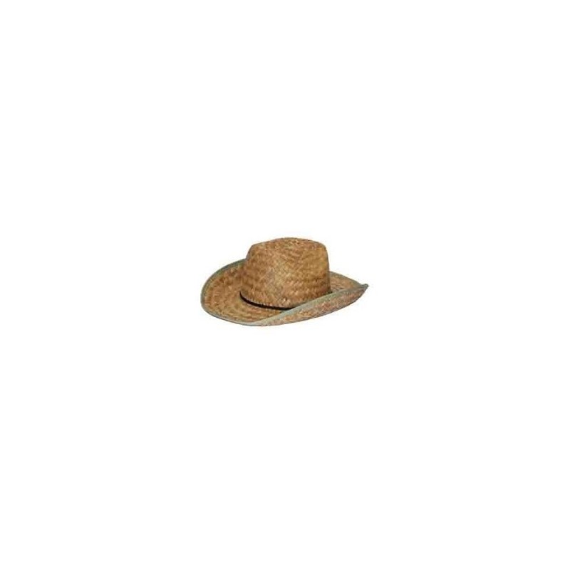 Chapeau de paille Dallas cowboy naturel