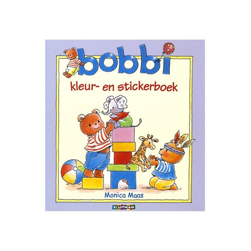 Kluitman Bobbi kleur en stickerboek