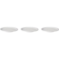 Mammoet Assiette bord étroit Budgetline porcelaine blanche 24cm (lot de 3)