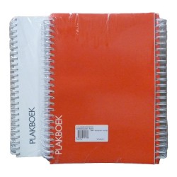 Scrapbooks double spirale, paquet de 5 pièces en rouge ou blanc