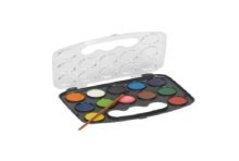 Ensemble aquarelle de 12 couleurs