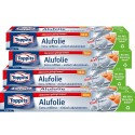 Toppits Feuille d'aluminium 29,5 cm x 10 m paquet de 4 pièces