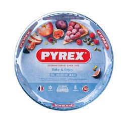 Pyrex BAKE & ENJOY moule à tarte verre 1,1L 25x25 cm 3-4 personnes