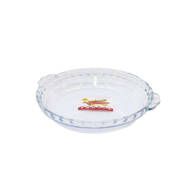 Moule à pâtisserie rond en verre avec anses Arcuisine 22cm