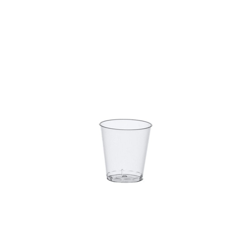 Papstar 40 verres à shot jetables en plastique 2 cl