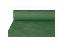 Damast tafelkleed papier ROL118cmx8m donker-groen