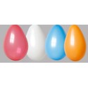 Globos zak 100 ballons rood/wit/blauw/oranje