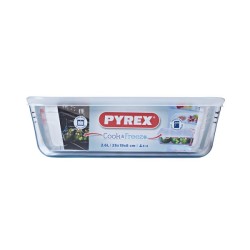 Pyrex COOK&FREEZE schaal met deksel 25x20cm cool 2,6 Liter