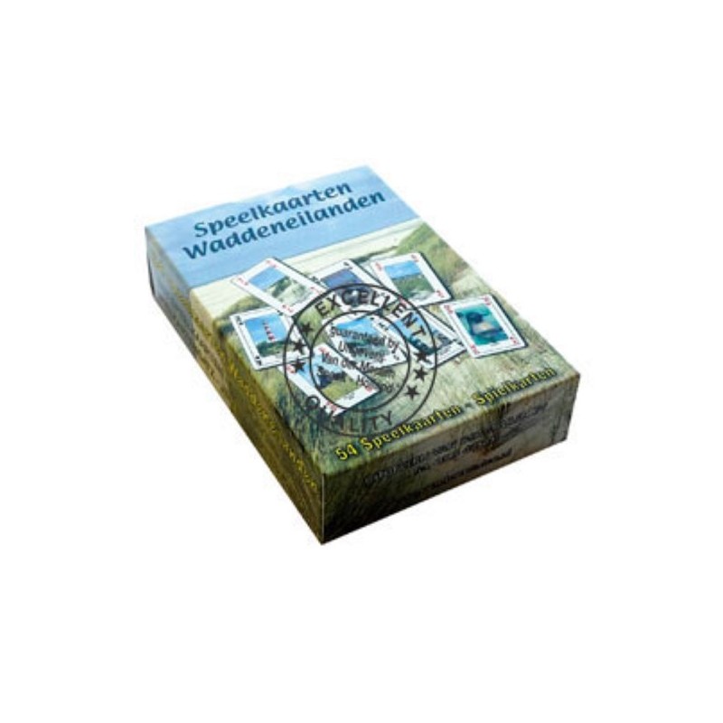 Cartes à jouer Îles des Wadden paquet de 54 cartes