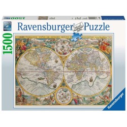 Ravensburger puzzel Historische kaart 1500pcs