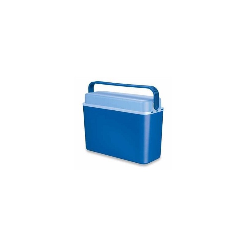 Auto Koelbox blauw 12ltr blikjes/flessen smal model 41x15.5x29.5cm(dieptexbreedtexHoogte) 7uur