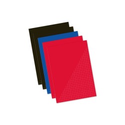 Carnet A4 80 pages quadrillées 10mm paquet de 5 pcs