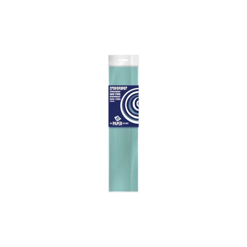Crepepapier 50x250 cm C16 licht blauw pak a 10 rol