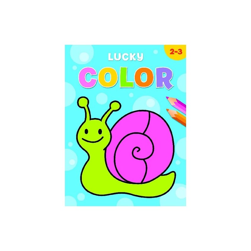 Livre de coloriage Deltas Lucky Color (2-3 ans)