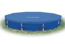 Intex afdekzeil rond 305cm poolcover frame zwembad