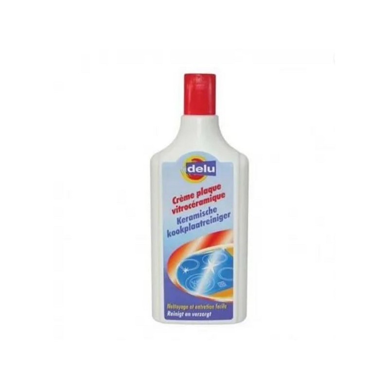 Nettoyant pour plaques vitrocéramiques Delu 250 ml.