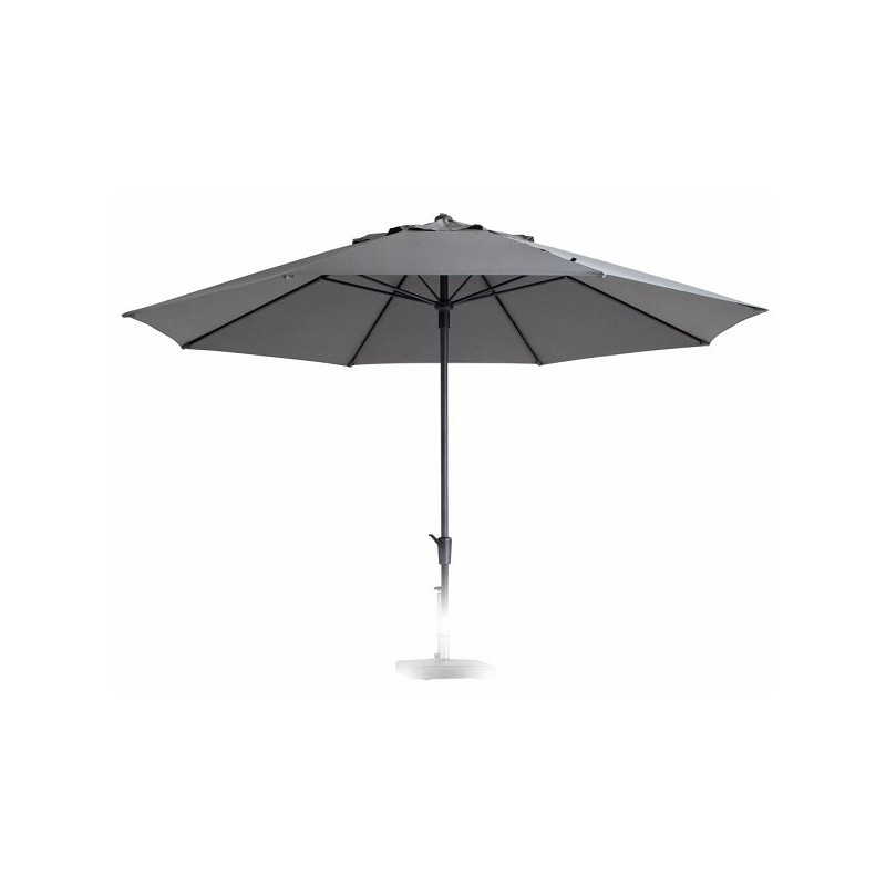 Parasol Timor 400cm opdraai LICHT GRIJS