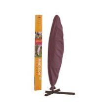 Housse de protection pour parasol gris foncé pour parasol suspendu en Dralon.