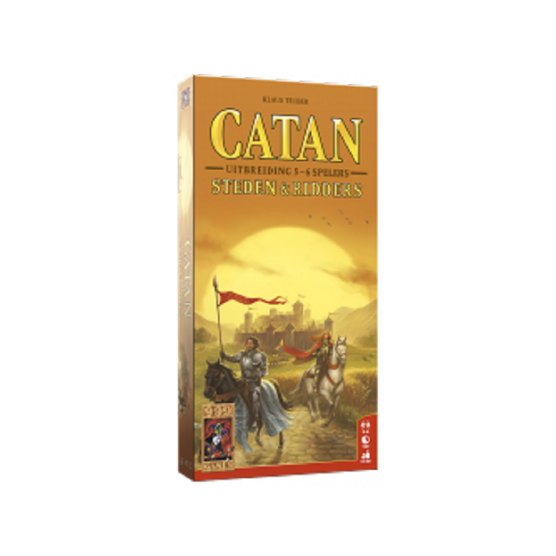 999 Games De kolonisten van Catan Steden en Ridders uitbreiding voor 5-6 spelers