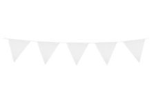 PE reuzenvlaggenlijn wit (10m)