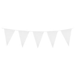PE reuzenvlaggenlijn wit (10m)