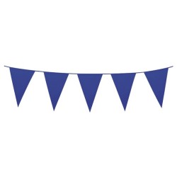 PE reuzenvlaggenlijn blauw (10 m)