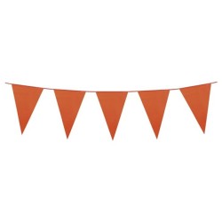 PE reuzenvlaggenlijn oranje (10 m)