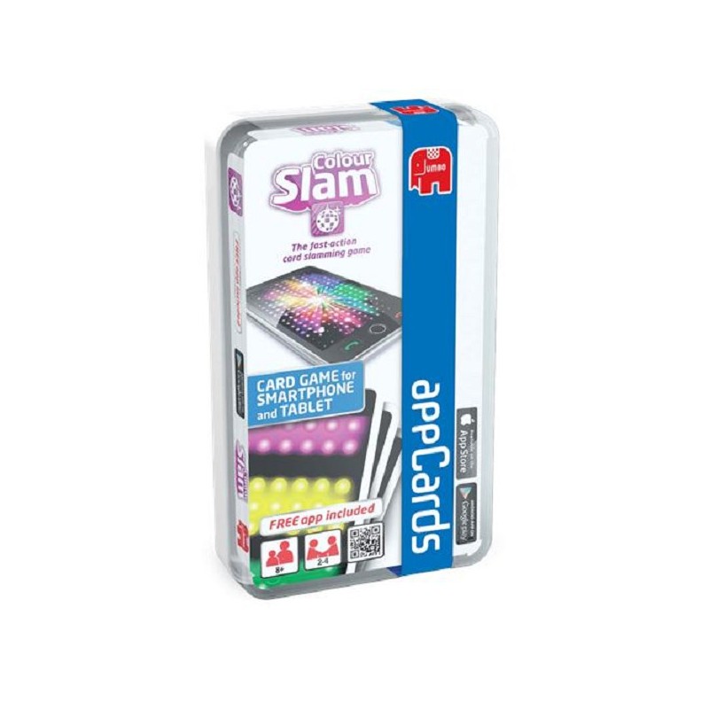 Jumbo appCards Colour Slam. cardgame for smartphone